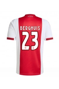 Ajax Steven Berghuis #23 Voetbaltruitje Thuis tenue 2025-26 Korte Mouw